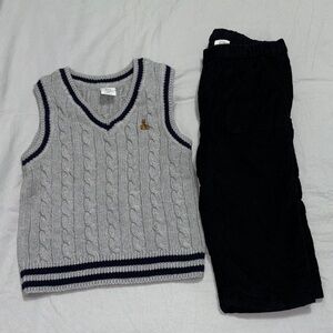Baby GAP Gray and Black Matching Set